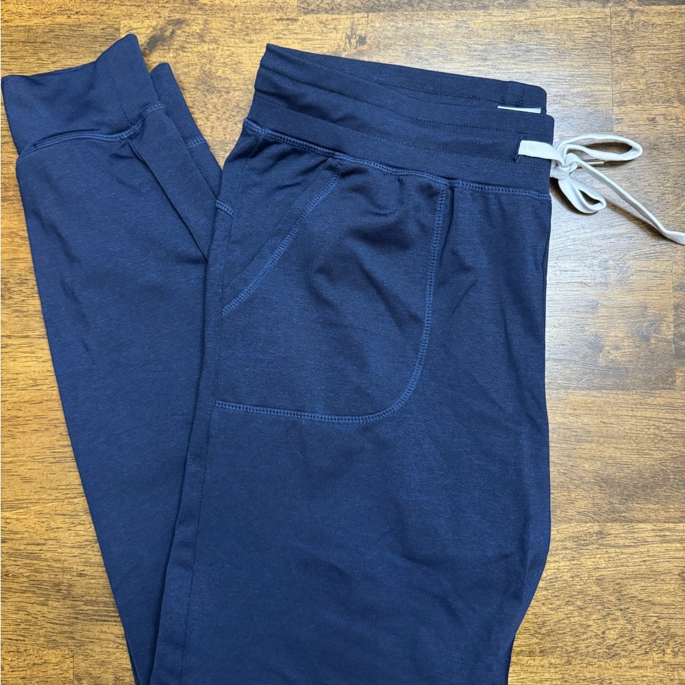 ZYIA cozy joggers Navy with drawstring Medium